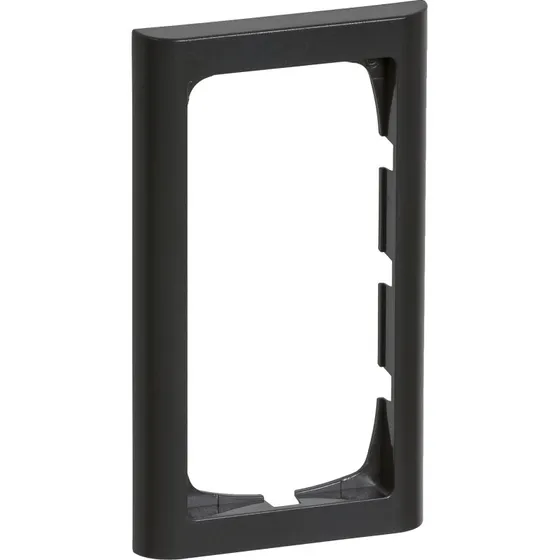 LK Fuga Softline 63 lodret ramme med 2 moduler, koksgrå (10 stk)
