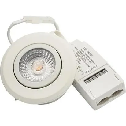 Diospot '30' LED Downlight 6W 2700K Mat Hvid Low Profile
