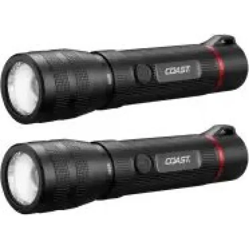 Coast G60R Vandtæt Genopladelig Lommelygte - 2 stk. (1000 lumen)