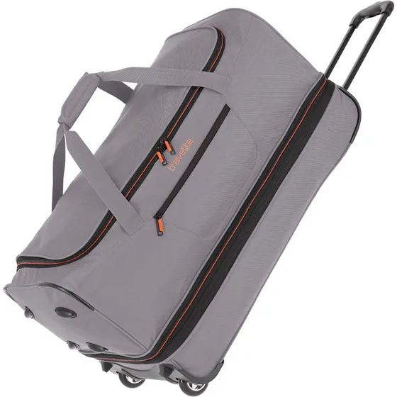Travelite BASICS grå rejsetaske med hjul 70 cm 98/119L