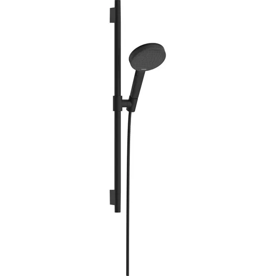 Hansgrohe Raindance Alive Select S brusesæt, mat sort, 125 mm