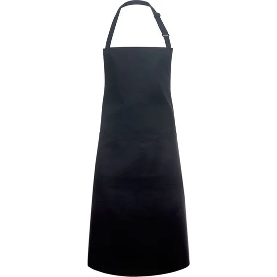 Karlowsky Basic forklæde med lommer, sort, onesize