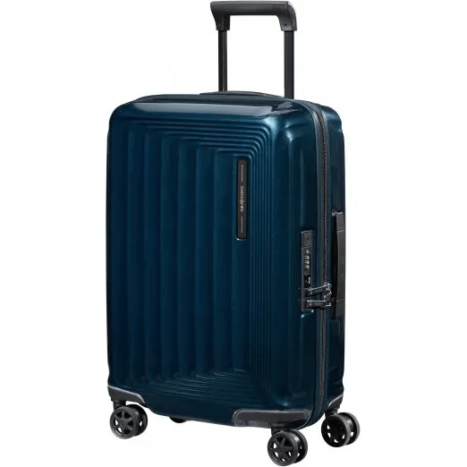 Samsonite Nuon 55 cm kabinekuffert, ekspanderbar Metallic Dark Blue