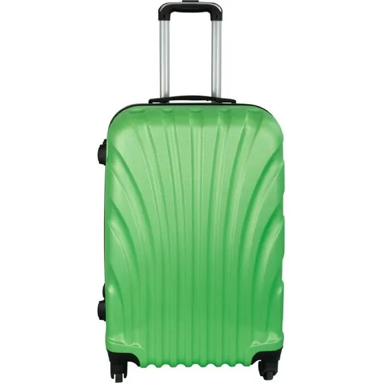 Eksklusiv Kabinekuffert 37L - Grøn hardcase, 4 hjul, 49 cm