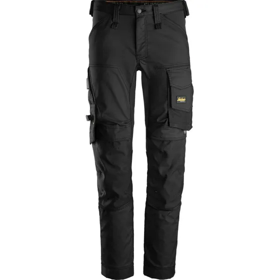 Snickers 6341 AllroundWork arbejdsbukser med stretch, sort, str. 104