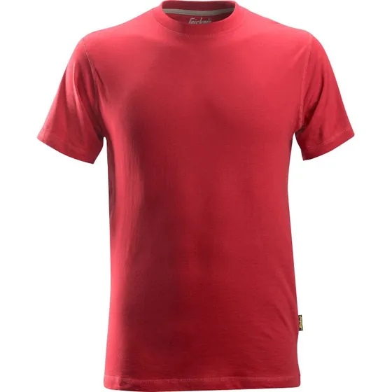 Snickers 2502 T-shirt, rød, str. M