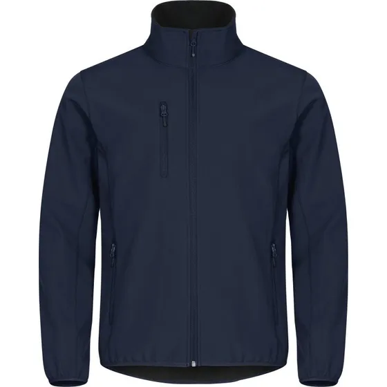 Clique Classic softshell jakke, mørk marineblå, str. XS