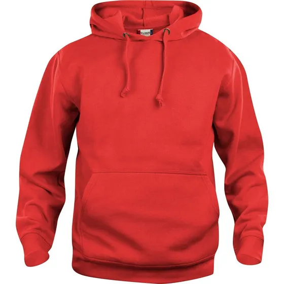 Clique Basic hoodie, rød, str. XS