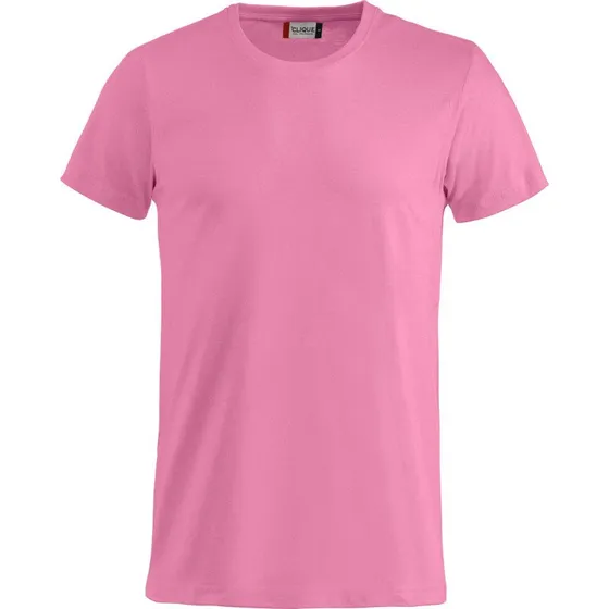 Clique Basic t-shirt, lys pink, str. 4XL