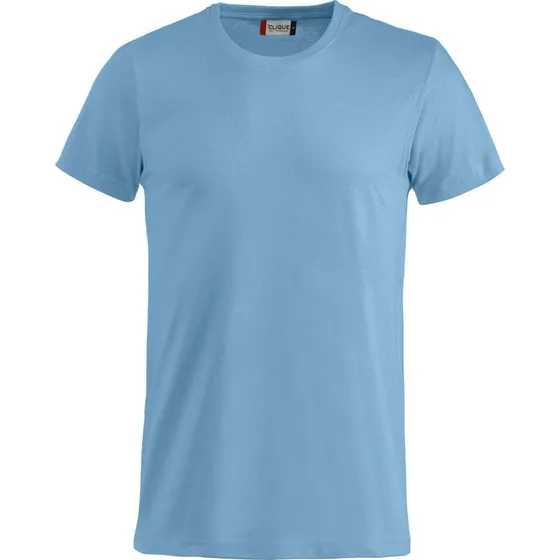 Clique Basic t-shirt, lys blå, str. 2XL