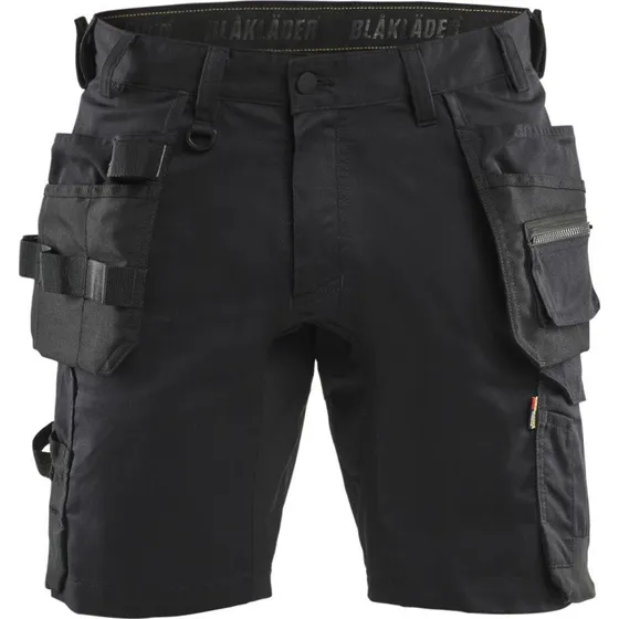 Blåkläder 1752 Håndværkershorts med 2-vejs stretch, sort, C60