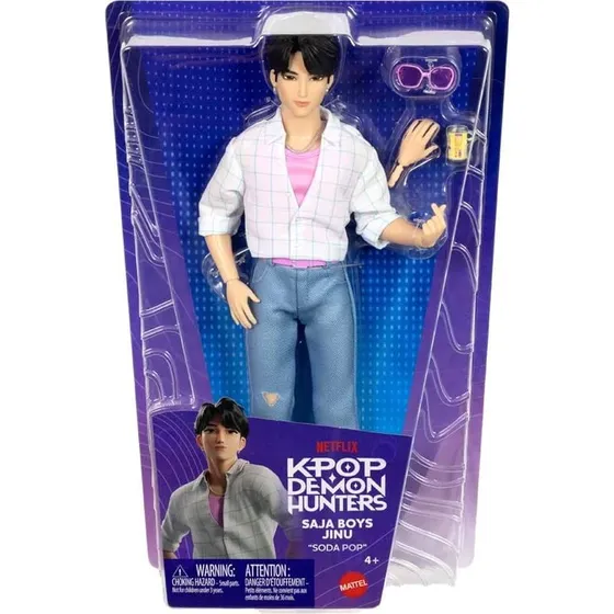 Mattel KPop Demon Hunters Jinu Fashion Doll - 30 cm