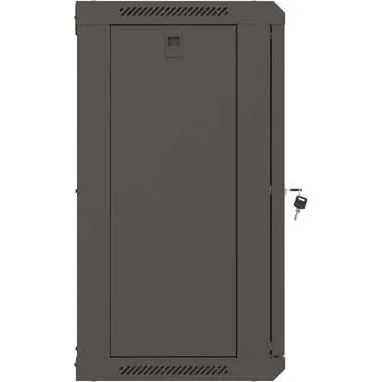 Lanberg WF03-5312-10B 12U Vægmonteret Rackskab med Glasdør, Sort