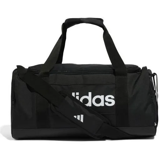 adidas Linear Duffel Small sportstaske – Sort/Hvid