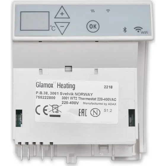 Glamox 3001 WiFi termostat til varmepaneler