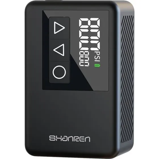 Shanren Mini Elektrisk Luftpumpe med Automatisk Stop
