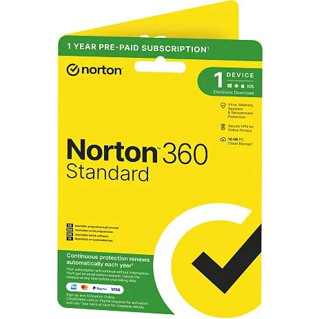 Norton 360 Standard – 1 enhed, 1 år