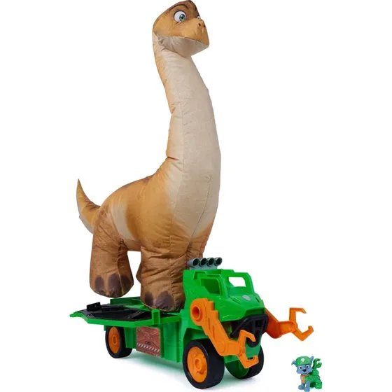 PAW Patrol Megasaurus Dino Køretøj med Rocky & Oppustelig Dino