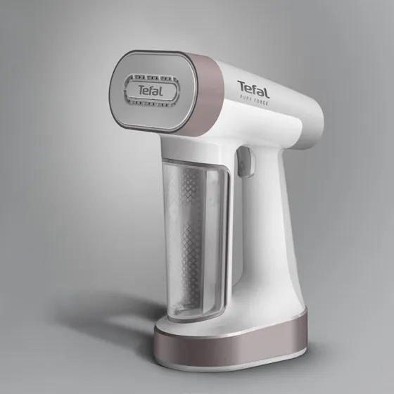 Tefal Pure Force DT8765 Dampsteamer til tøj, 1800W, Sort/Kanel