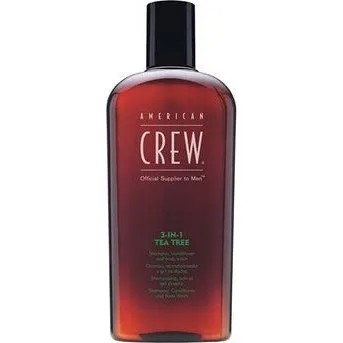 American Crew Tea Tree 3-in-1 Shampoo, Balsam & Shower Gel 450 ml