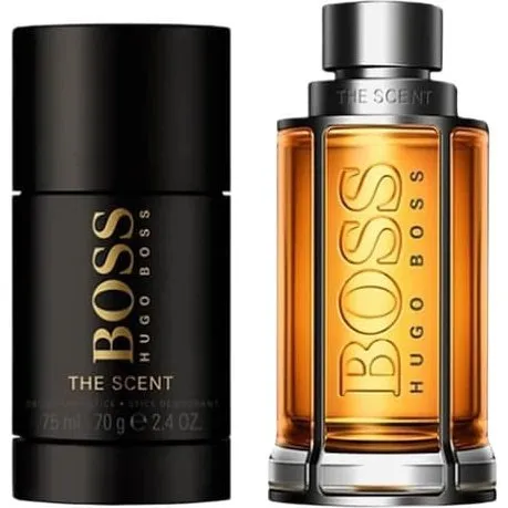 Hugo Boss Boss The Scent Sæt: EDT 100 ml + Deostick 75 ml