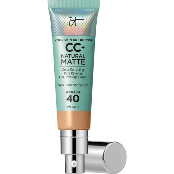 IT Cosmetics CC+ Natural Matte Foundation Neutral Tan 32ml SPF40