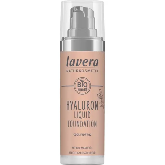 Lavera Hyaluron Flydende Foundation, 02 Cool Ivory (30 ml)
