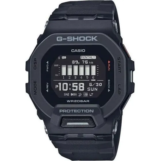 Casio G-Shock GBD-200-1ER - Sort Bluetooth Smart Ur