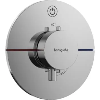 HANSGROHE ShowerSelect Comfort S termostatbatteri, krom, ø155mm