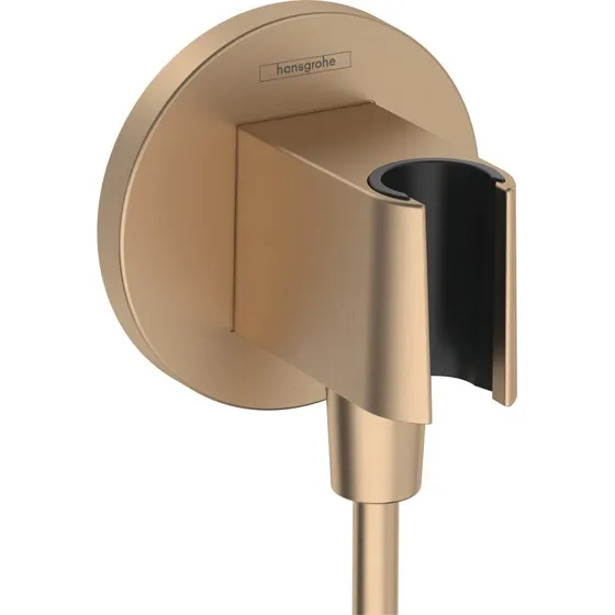 Hansgrohe FixFit S slangeudtag 1/2 til håndbruser, Brushed Bronze