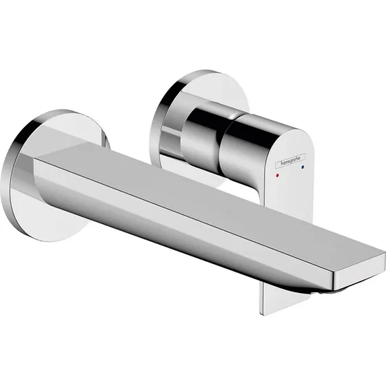 Hansgrohe Rebris E 1-grebs vægmonteret armatur, 20 cm tud, krom
