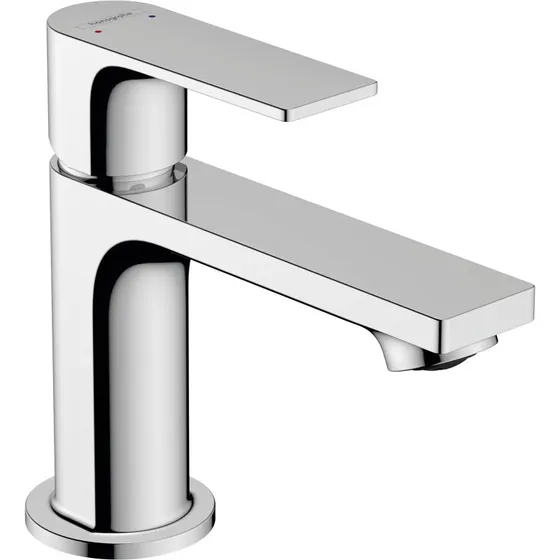 Hansgrohe Rebris E 80 håndvaskarmatur med løft-op bundventil, krom