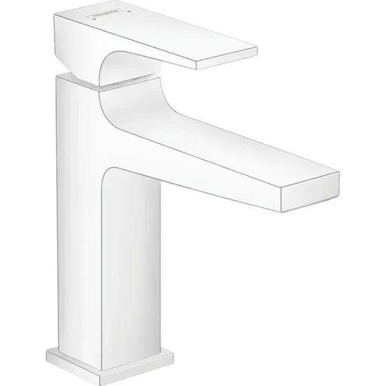 Hansgrohe Metropol 110 håndvaskarmatur - Mat hvid