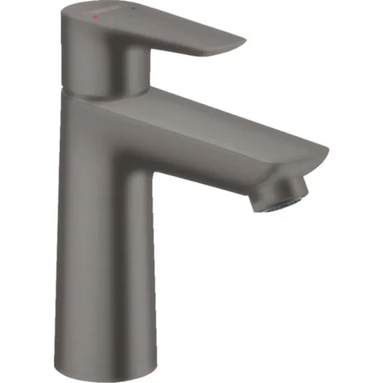 Hansgrohe Talis E 110 håndvaskarmatur, børstet sort stål