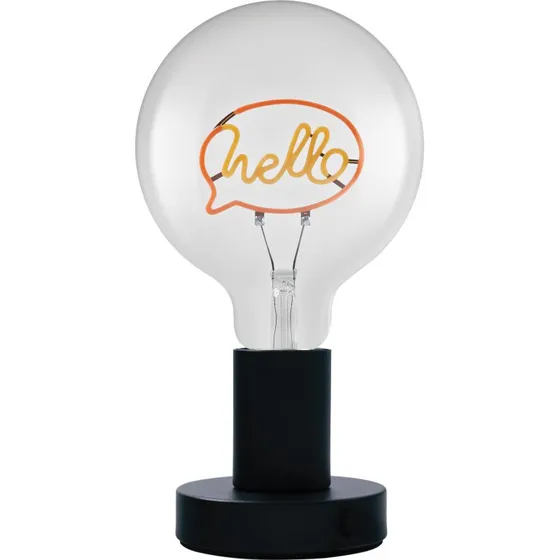 Osram Letter Hello bordlampe med neon-look og E27-fatning