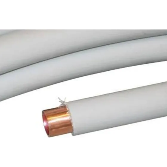 Wicu 12 mm kobberrør, 25 meter, blødt med isolering