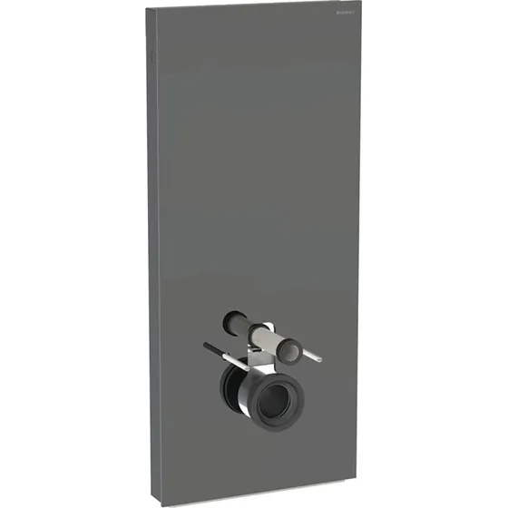Geberit Monolith cisterne til væghængt toilet, 114 cm, gråt glas
