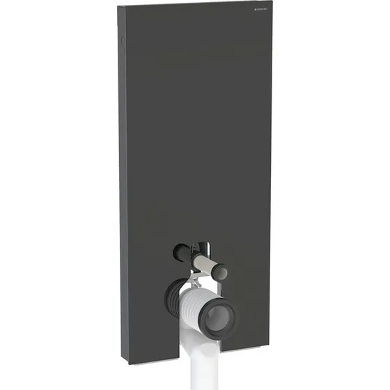 Geberit Monolith cisterne til back-to-wall toilet, 114 cm, sort glas