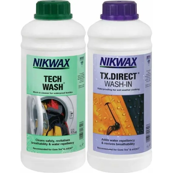 Nikwax Twinpack Tech Wash & TX.Direct Wash-In 2 x 1L