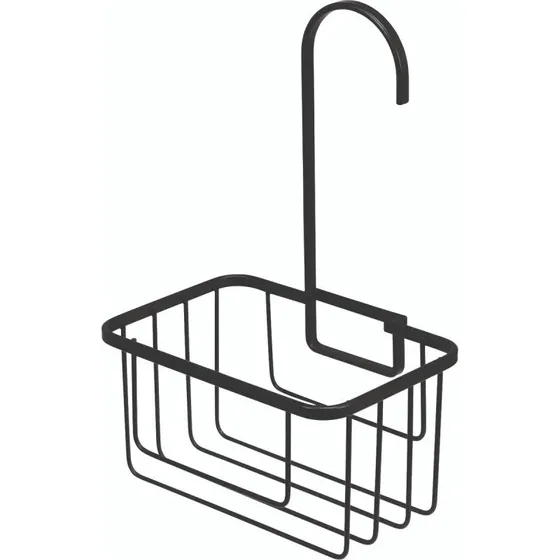 HeFe brusehylde med krog, sort