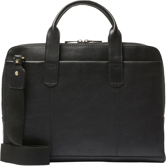 Saddler Edslan computertaske 13–14" – børstet messing