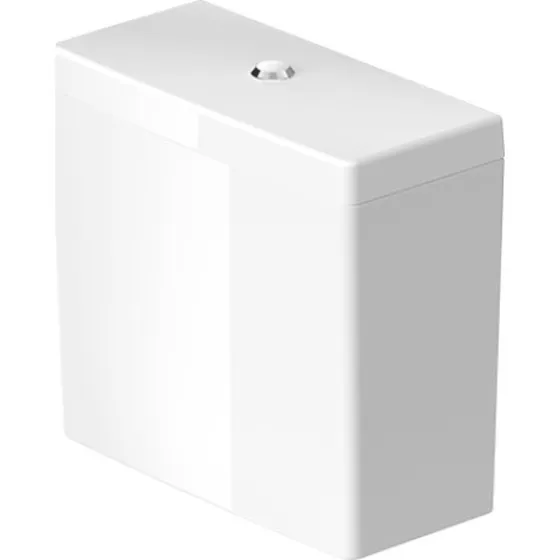 Duravit Starck 3 Cisterne 390x185mm WonderGliss - Hvid