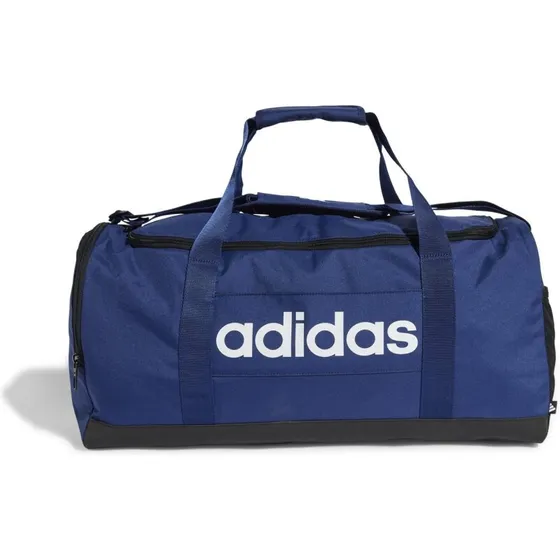 adidas Linear Sportstaske M 56 cm (mørkeblå/hvid)