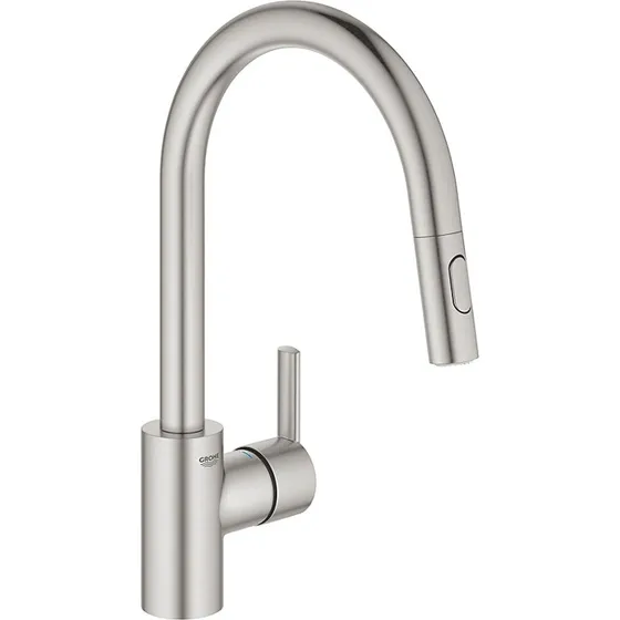 GROHE Feel køkkenarmatur med udtrækstud, Supersteel