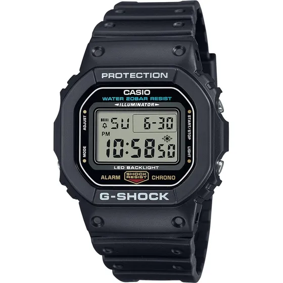 Casio G-Shock DW-5600UE-1ER - Sort armbåndsur i resin