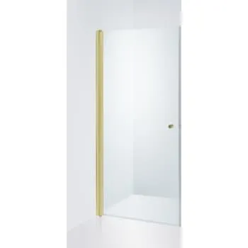 Brasta Viktorija Brusedør 90x200cm - Guld profil & klart glas