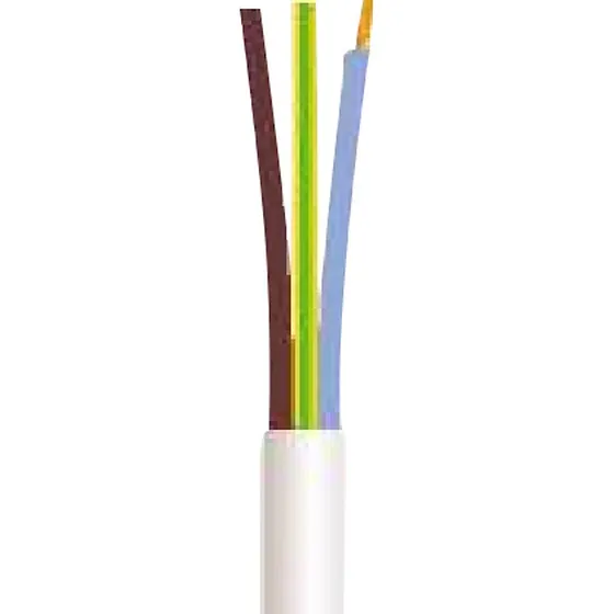 PKAJ 3G1,5 Hvid Ledning - 50m