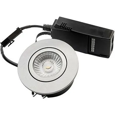 Diospot 30 V.2 LED Downlight 6W 2700K Børstet Stål