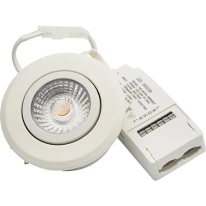 Diospot 30 Soft LED Downlight 6W 2700K Hvid