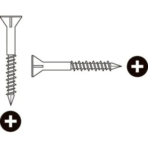 ITW MONTA-FLEX® Montageskrue 4,2 x 55 mm - Gulkromateret